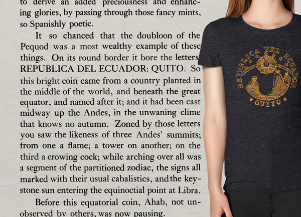 The Doubloon; or, the Moby-Dick T-shirt (women’s)