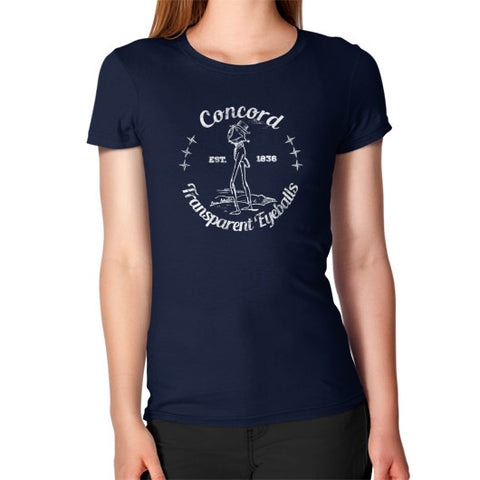 Transparent Eyeball T-shirt (women’s) Navy why so ever